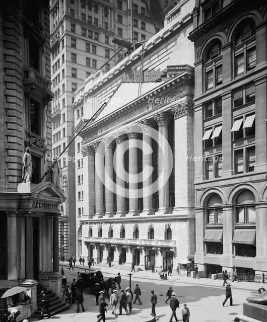 New York Stock Exchange, between 1900 and 1905. Creator: Unknown.