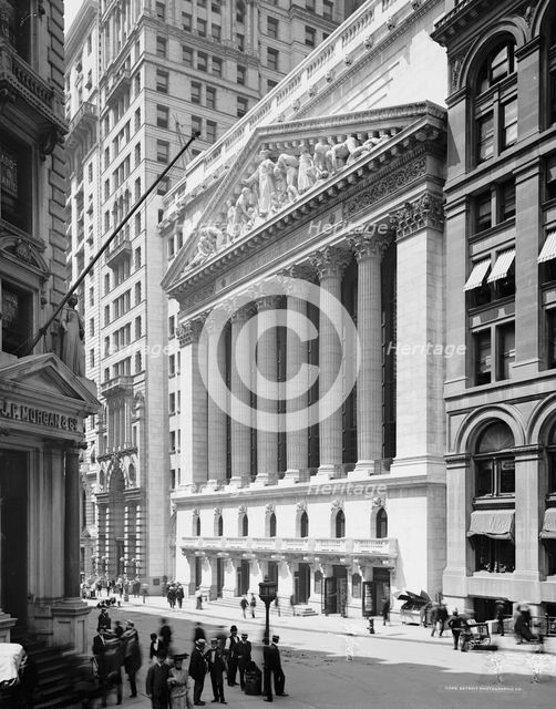 New York Stock Exchange, N.Y., c1904. Creator: Unknown.