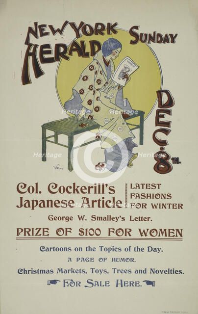 New York Sunday herald. Dec. 8th., c1895. Creator: Charles Hubbard Wright.