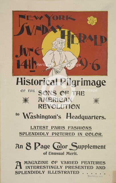 New York Sunday herald. June 14th '96, c1893 - 1897. Creator: Unknown.