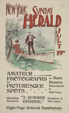 New York Sunday herald. July 19th, c1893 - 1897. Creator: Unknown