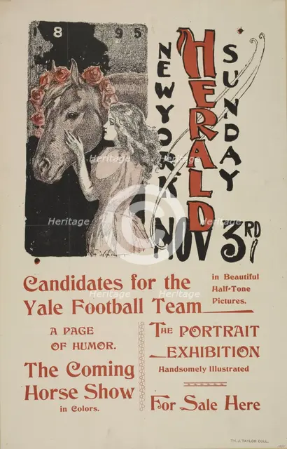 New York Sunday herald. Nov 3rd., c1895. Creator: Charles Hubbard Wright.