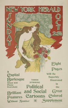 New York Sunday herald. Oct 25th, c1893 - 1897. Creator: Unknown