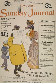 New York Sunday journal. 1895, c1893 - 1897. Creator: Unknown