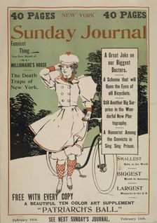 New York Sunday journal. February 16th. 1896, c1893 - 1897. Creator: Unknown