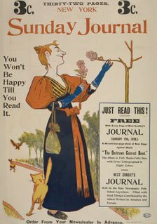 New York Sunday journal. Jan 19th 1896, c1893 - 1897. Creator: Unknown