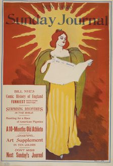 New York Sunday journal. May 3, 1896, c1893 - 1897. Creator: Unknown