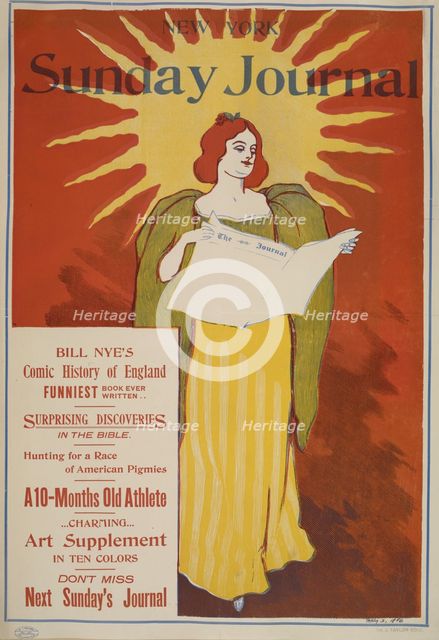 New York Sunday journal. May 3, 1896, c1893 - 1897. Creator: Unknown.