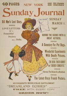 New York Sunday journal. Sunday March 1. 1896, c1893 - 1897. Creator: Unknown