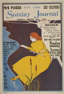 New York Sunday journal. Sunday, March 29th, 1896, c1893 - 1897. Creator: Unknown