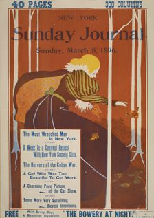 New York Sunday journal. Sunday, March 8th, 1896, c1893 - 1897. Creator: Unknown