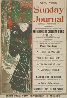 New York Sunday journal. Sunday, February 9. 1896, c1893 - 1897. Creator: Unknown