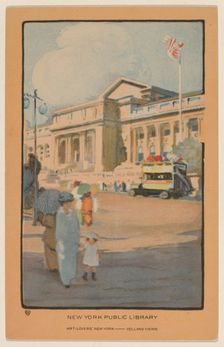 New York Public Library, 1914. Creator: Rachael Robinson Elmer
