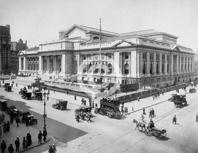 New York Public Library Building, The, between 1911 and 1920. Creator: Unknown.