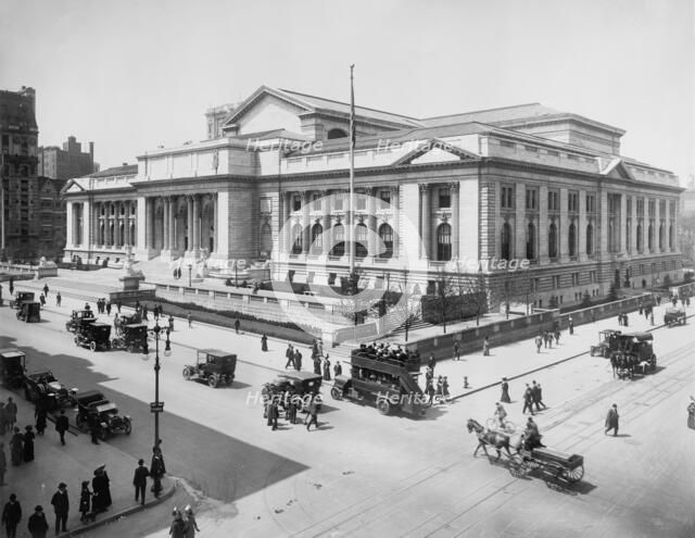 New York Public Library Building, The, between 1911 and 1920. Creator: Unknown.
