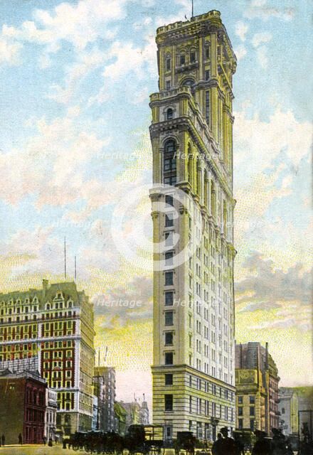 New York Times Building, New York City, New York, USA, early 20th century. Artist: Unknown