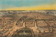 New-York (Union Square, Looking South), 1850. Creator: Sarony & Co