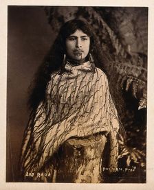 New Zealand: a Maori woman, c1880s. Creator: Elizabeth Pulman