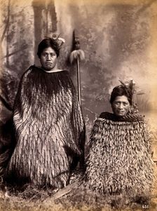 New Zealand: two Maori women, c1880s. Creator: Unknown