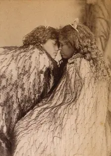 New Zealand: two Maori women, c1880s. Creator: Unknown