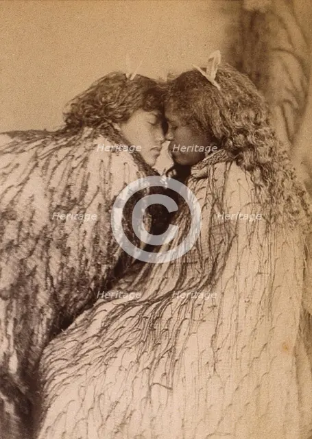 New Zealand: two Maori women, c1880s. Creator: Unknown.