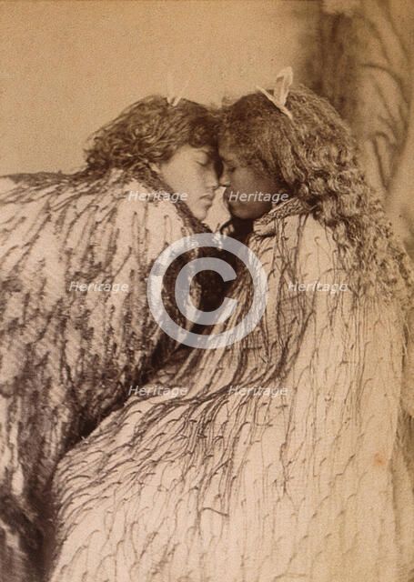 New Zealand: two Maori women, c1880s. Creator: Unknown.