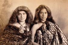 New Zealand: two Maori women, c1890s. Creator: Arthur James Iles