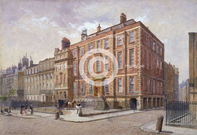 Newcastle House, Holborn, London, 1880. Artist: John Crowther