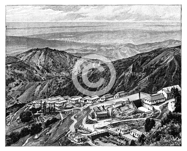 Newcastle Sanatorium, Jamaica, c1890.Artist: A Kohl