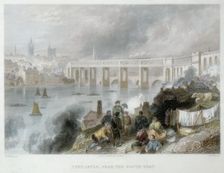 Newcastle-upon-Tyne from the south-west, c1850. Creator: Thomas Abiel Prior