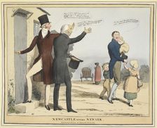 Newcastle verses Newark 1829-1843. Creator: John Doyle