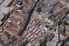 Newark-on-Trent Market Place and Town Hall, part of the High Street Heritage Action Zone, Nottingham Creator: Damian Grady