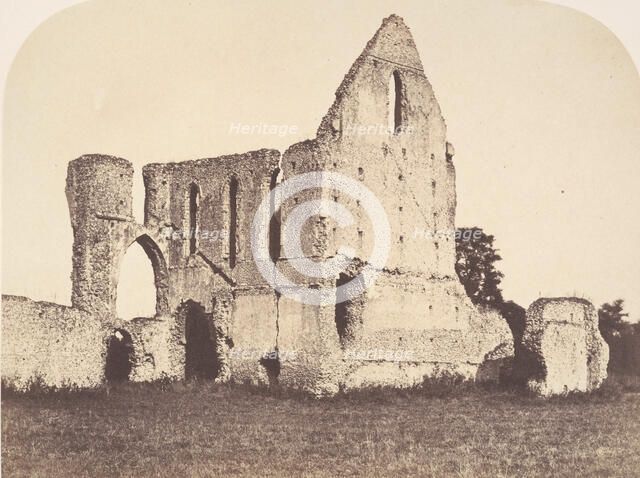 Newark Abbey, near Chertsey, 1856. Creator: John Richardson Major.