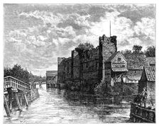 Newark Castle and the River Trent, Newark-on-Trent, Nottinghamshire, 1900