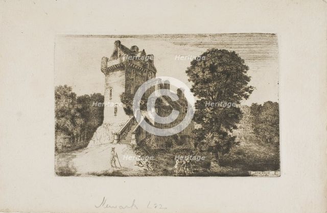 Newark Castle, n.d. Creator: John Clerk.