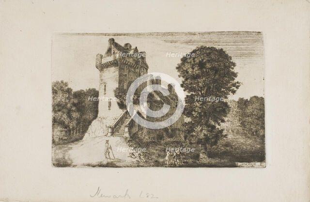 Newark Castle, n.d. Creator: John Clerk.