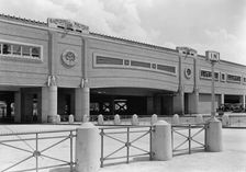 Newark passenger station, Pennsylvania Railroad, 1935. Creator: Gottscho-Schleisner, Inc