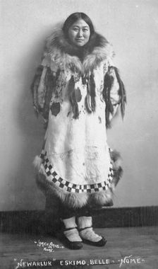 Newarluk, an Eskimo woman, between c1900 and c1930. Creator: Lomen Brothers