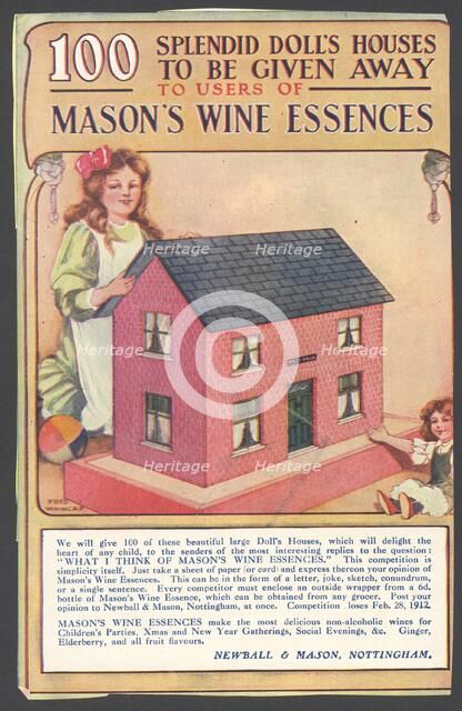 Newball & Mason Wine Essences,1890s. Artist: Unknown