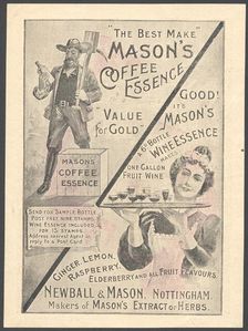 Newball & Mason Coffee Essence, 1890s