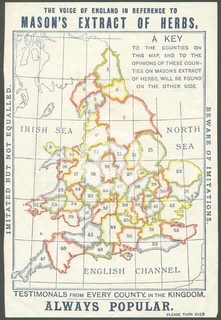 Newball & Mason Extract of Herbs, 1890s. Artist: Unknown
