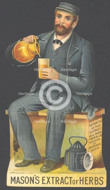 Newball & Mason Extract of Herbs, 1890s. Artist: Unknown