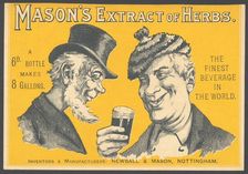Newball & Mason Extract of Herbs, 1890s