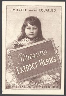 Newball & Mason Extract of Herbs, 1890s