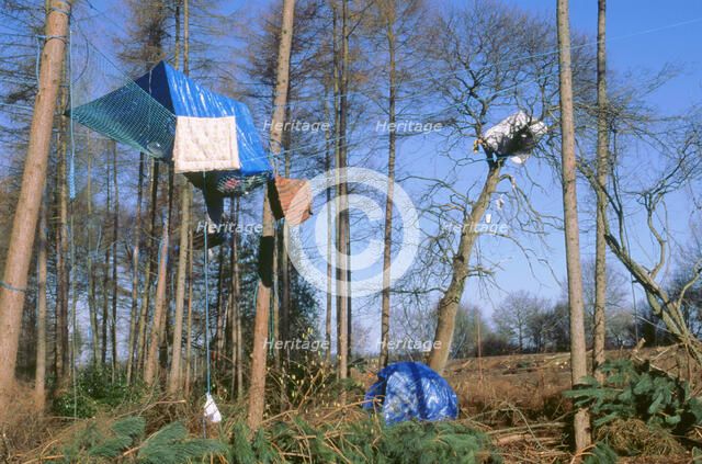 Newbury ByPass constuction protestors. Artist: Unknown.