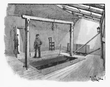 Newgate - The Gallows 1891. Creator: William Luker