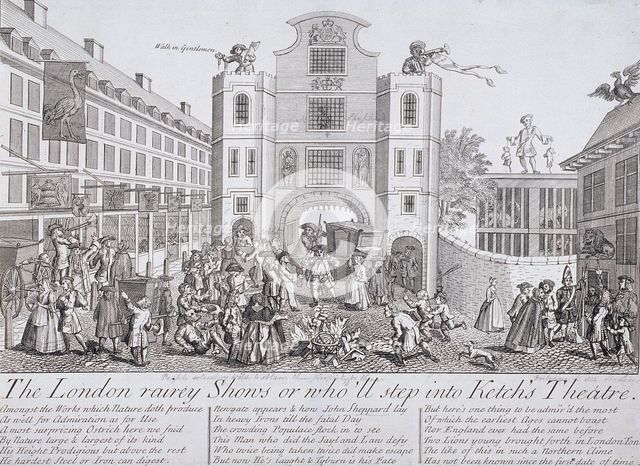 Newgate, London, c1750. Artist: Anon