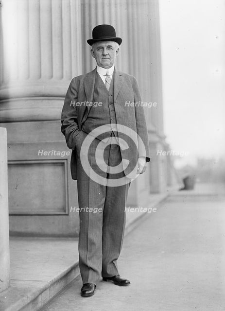 Newell Sanders, Senator From Tennessee - On Steps of Capitol, 1912. Creator: Harris & Ewing.