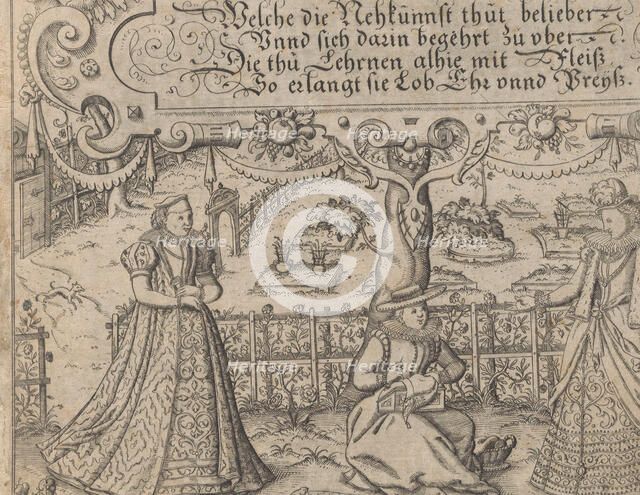 Newes Modelbuch in Kupffer (Title page, 1r), 1604. Creator: Johann Sibmacher.