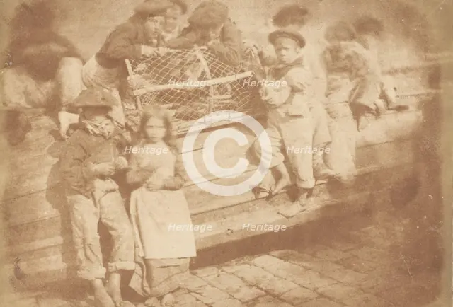 Newhaven Children, 1843-47. Creators: David Octavius Hill, Robert Adamson, Hill & Adamson.